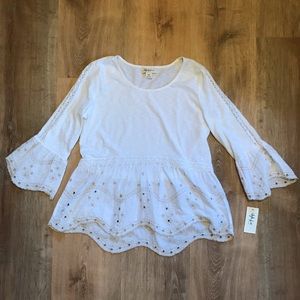 Style & Co. Peplum Top